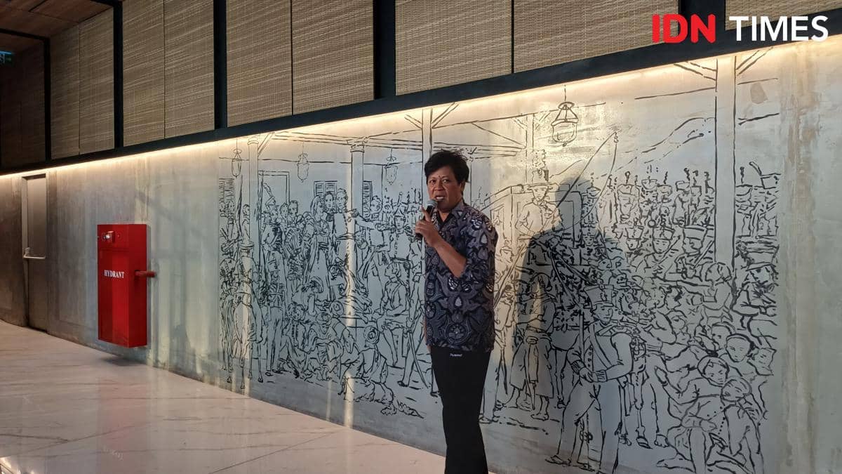 Potret pameran arsip Raden Saleh & Cikini, Taman Ismail Marzuki, Jakarta Pusat