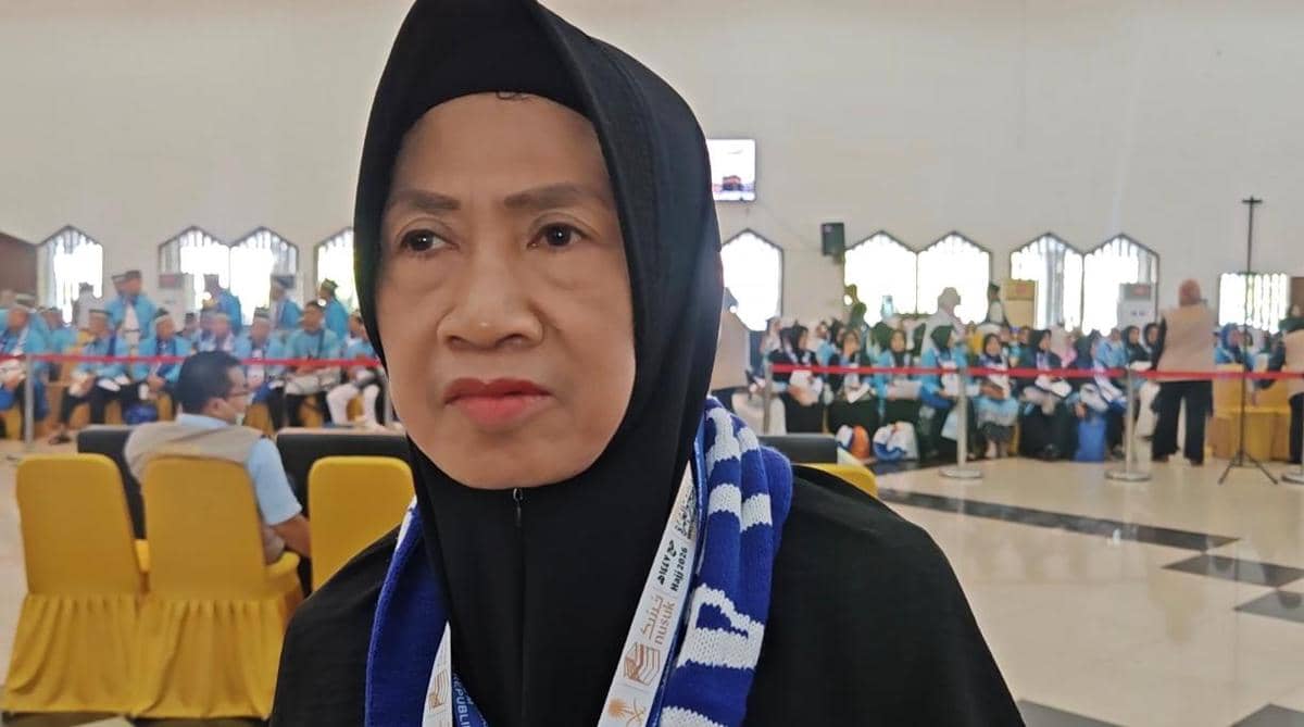 Jemaah haji asal Cibubur, Sariyem. 