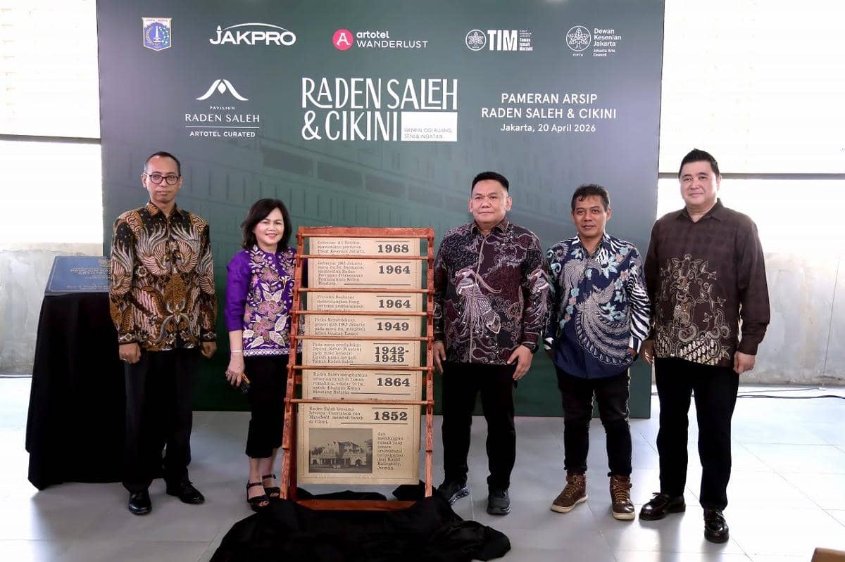 Potret peresmian pameran arsip Raden Saleh & Cikini, Taman Ismail Marzuki, Jakarta Pusat