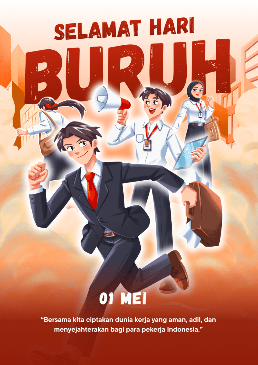 20 Poster Hari Buruh 2026 yang Kreatif dan Penuh Makna