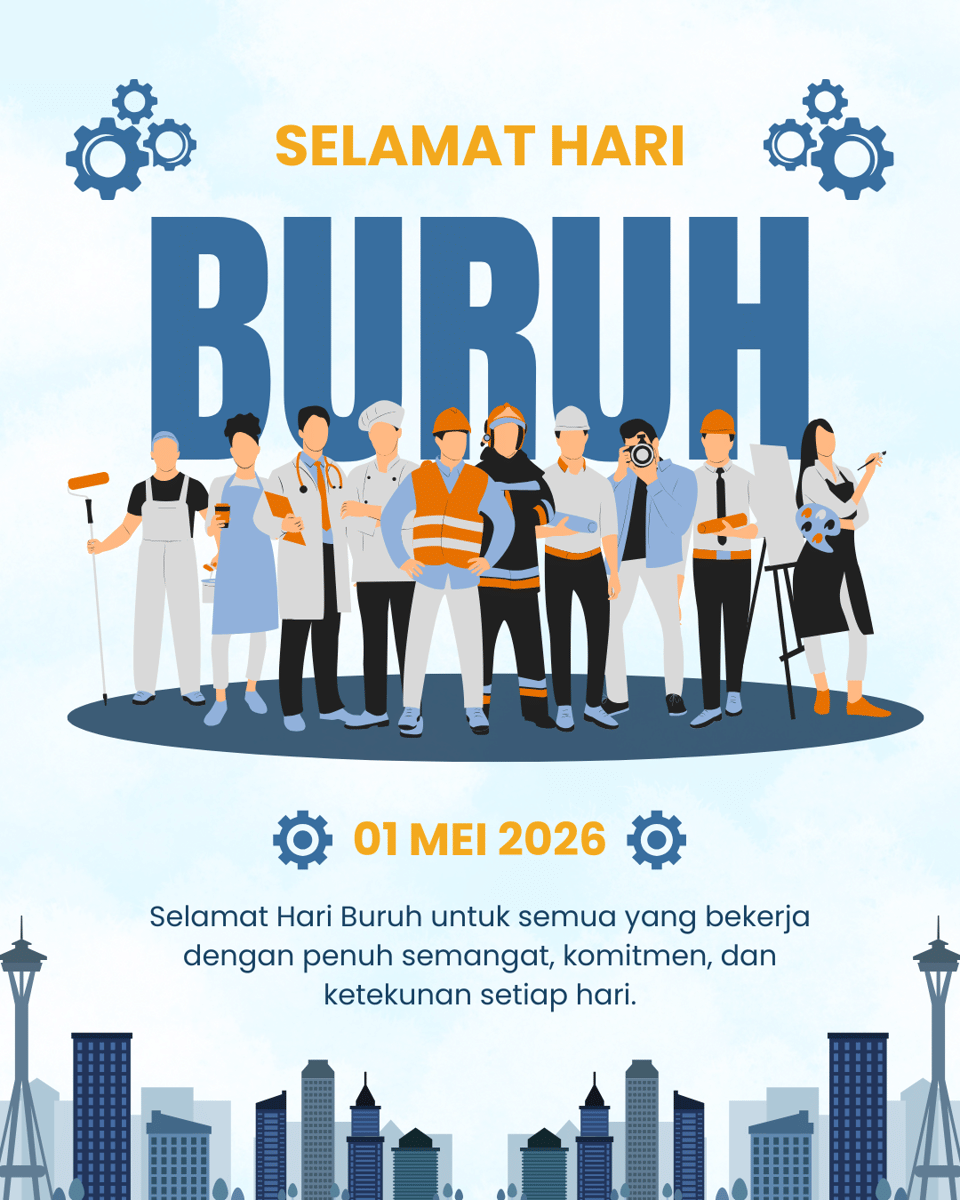 20 Poster Hari Buruh 2026 yang Kreatif dan Penuh Makna
