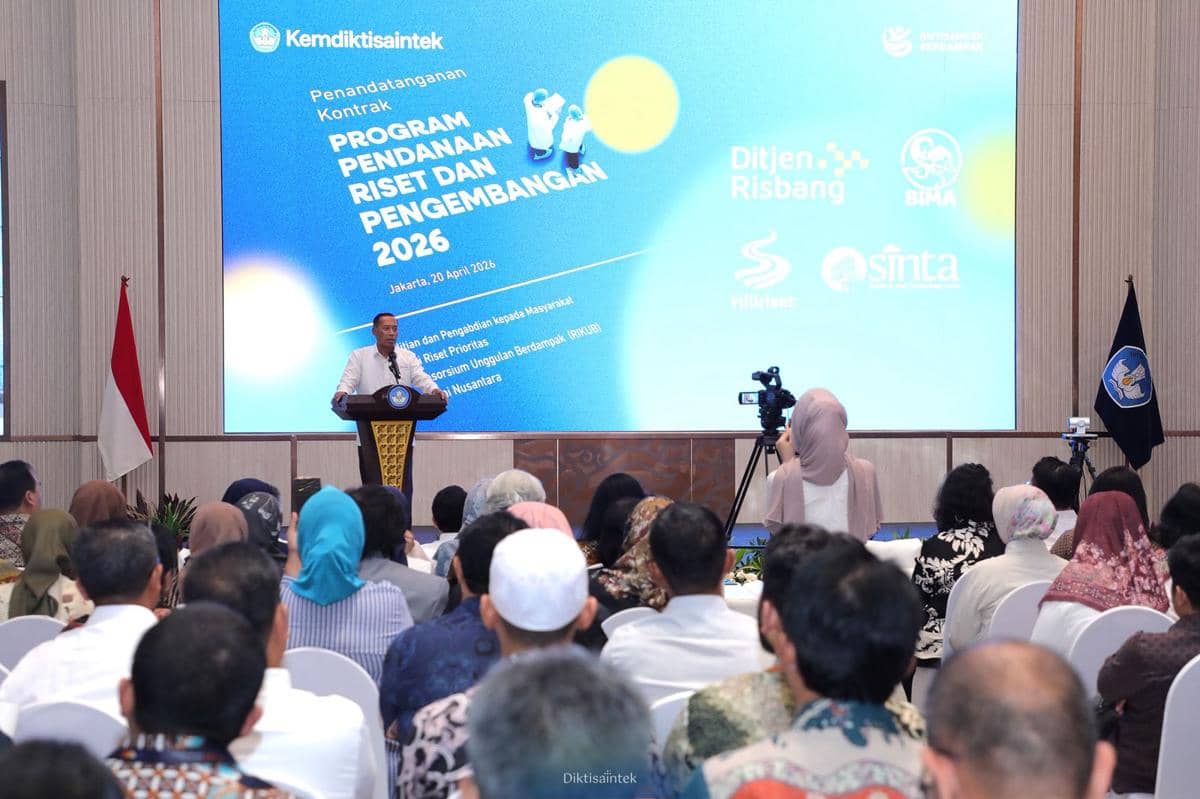 Pemerintah Salurkan Rp1,7 Triliun untuk 18.215 Riset Perguruan Tinggi