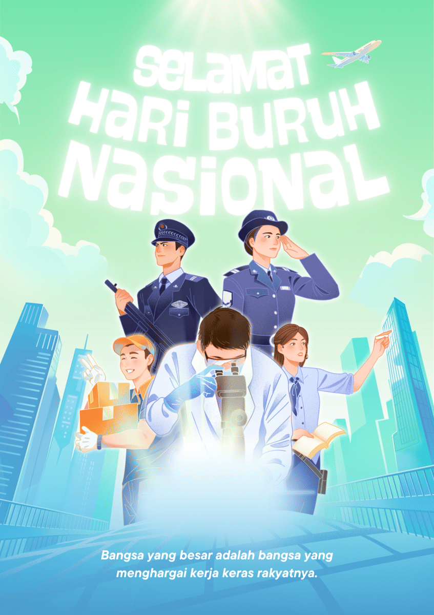 20 Poster Hari Buruh 2026 yang Kreatif dan Penuh Makna