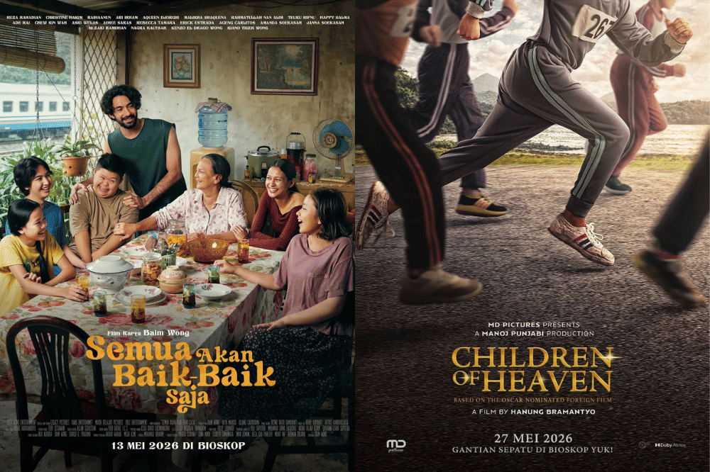 Film Indonesia yang tayang di bioskop Mei 2026 menghadirkan Semua Akan Baik-Baik Saja dan Children of Heaven