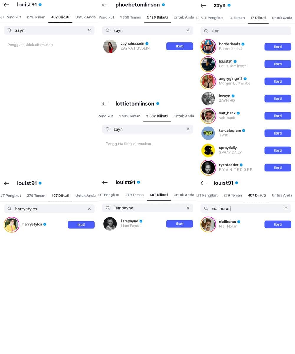 Louis Tomlinson dan adik-adiknya unfollow Zayn Malik