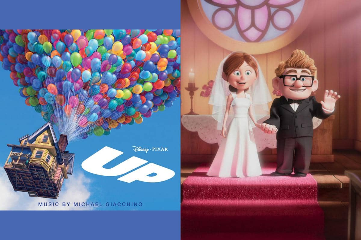 instrumen "Married Life" muncul dalam scene perjalanan cinta Carl dan Ellie