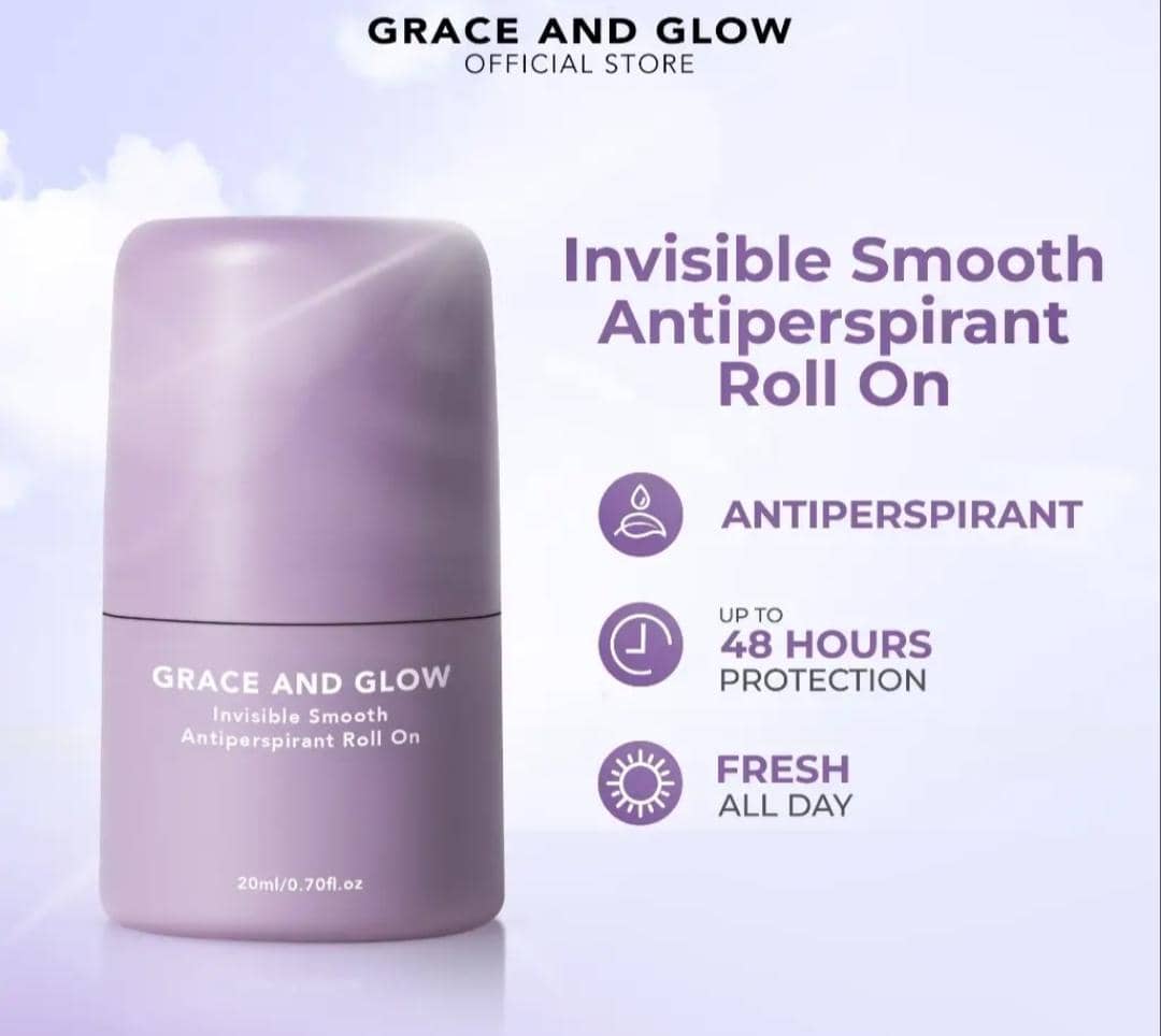 Grace and Glow Invisible Smooth Antiperspirant Roll On
