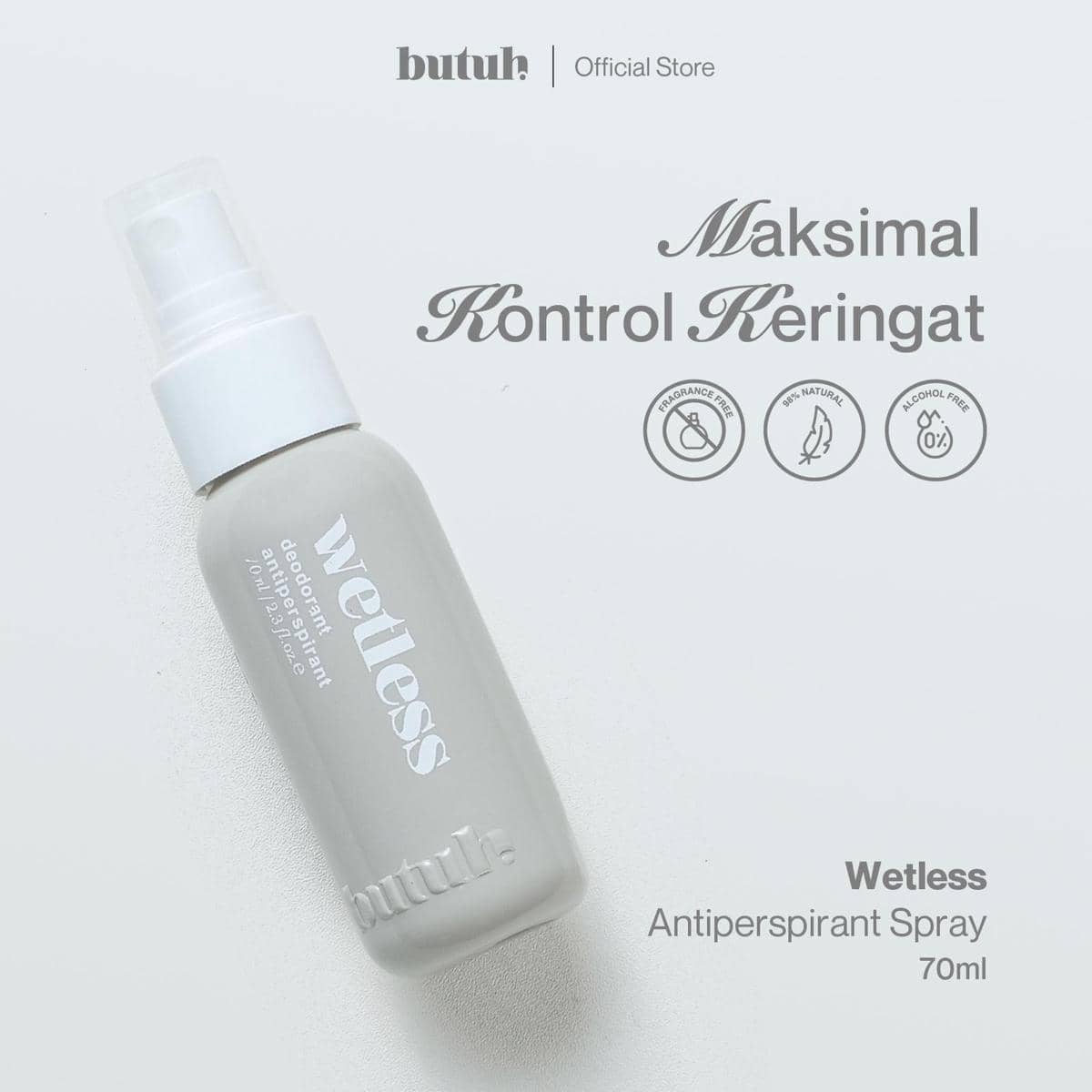 Butuh Wetless Deodorant Antiperspirant