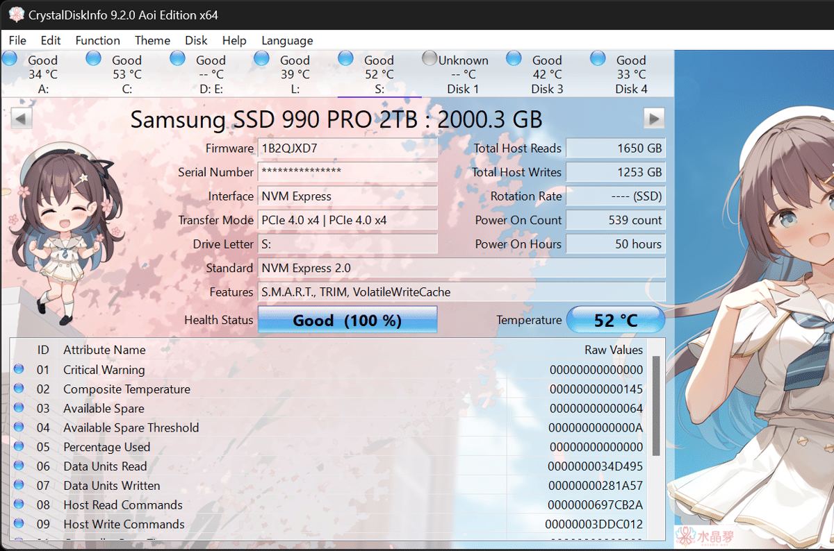 ilustrasi CrystalDiskInfo