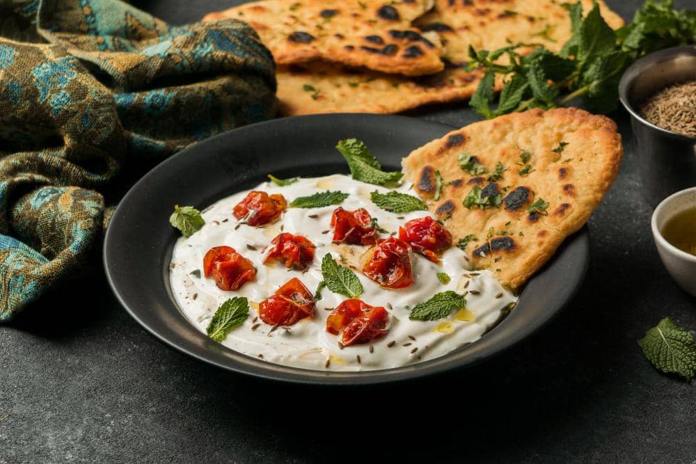 ilustrasi masakan mediterranean