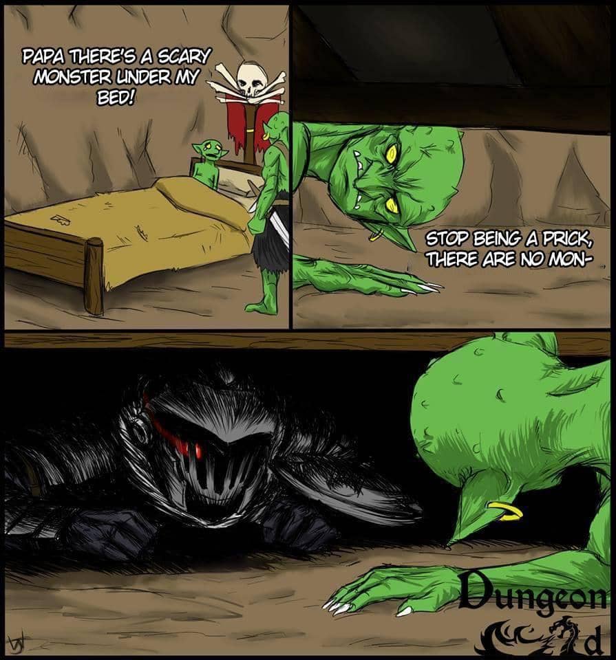 meme anime tentang hal di bawah kasur