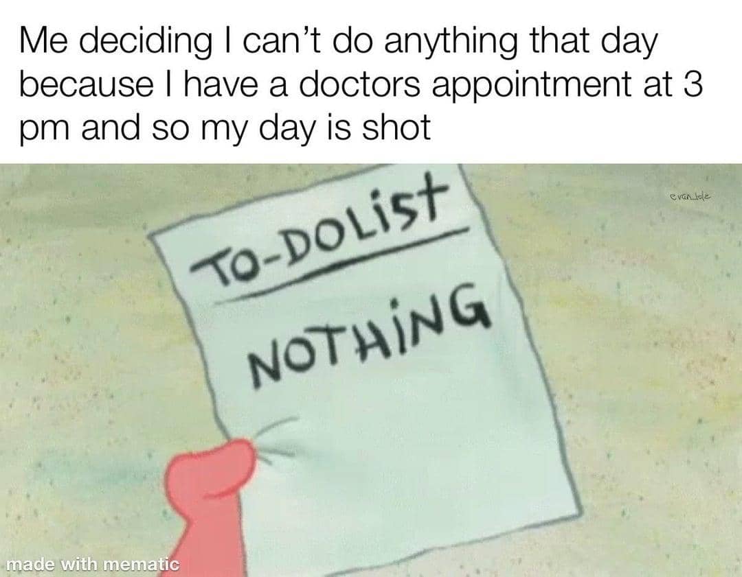 meme SpongeBob tentang janji temu