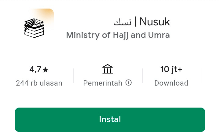 ilustrasi aplikasi nusuk
