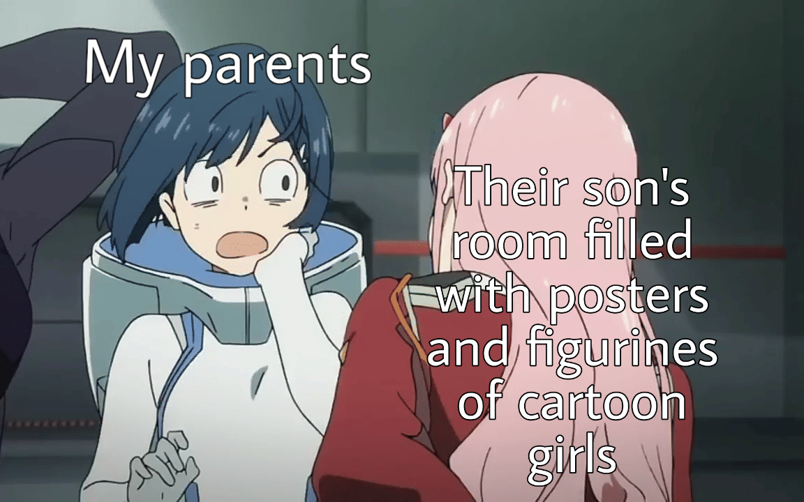 meme anime tentang hal di bawah kasur