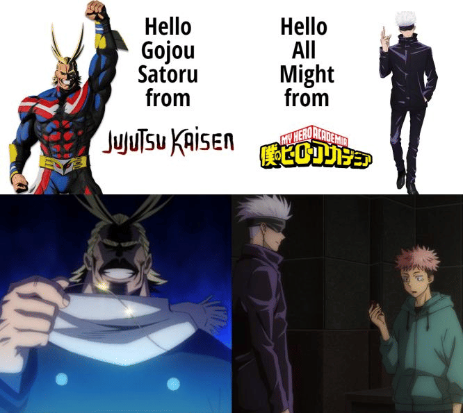 meme anime tentang memberi makan