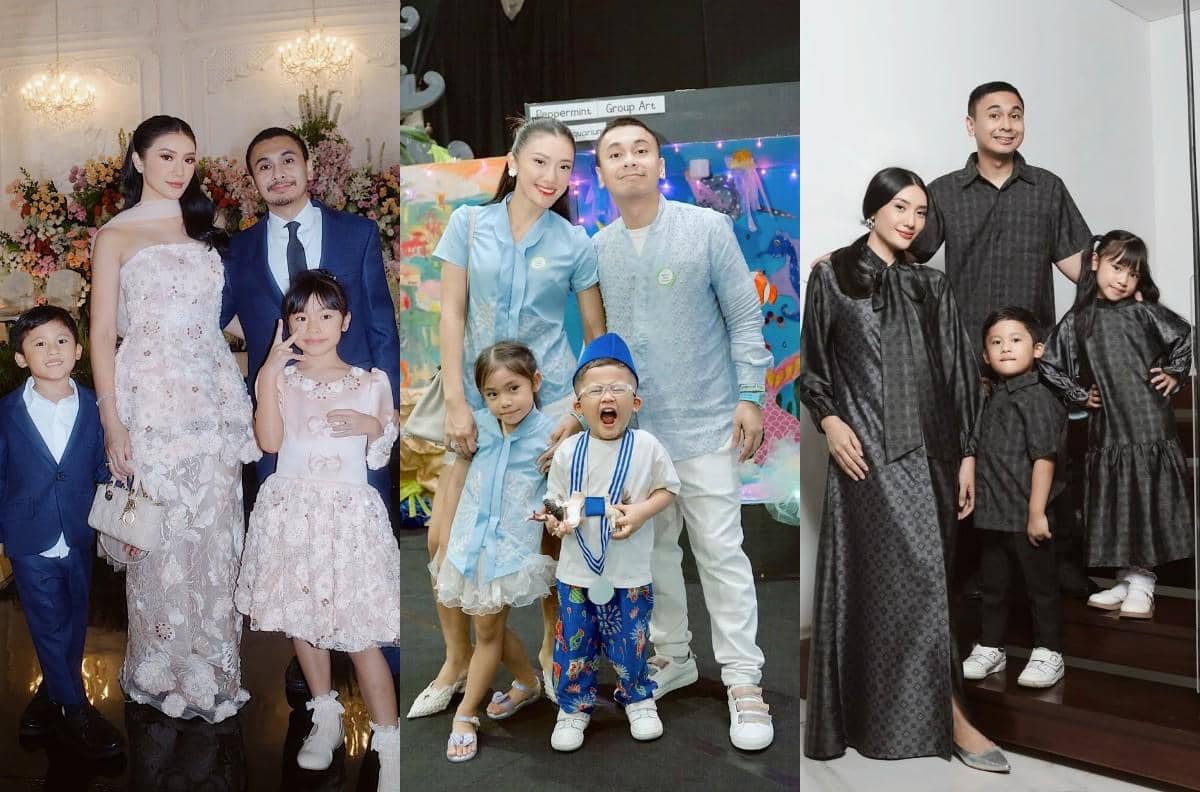 9 Ide OOTD Keluarga ala Anissa Aziza dan Raditya Dika, Selalu Solid!