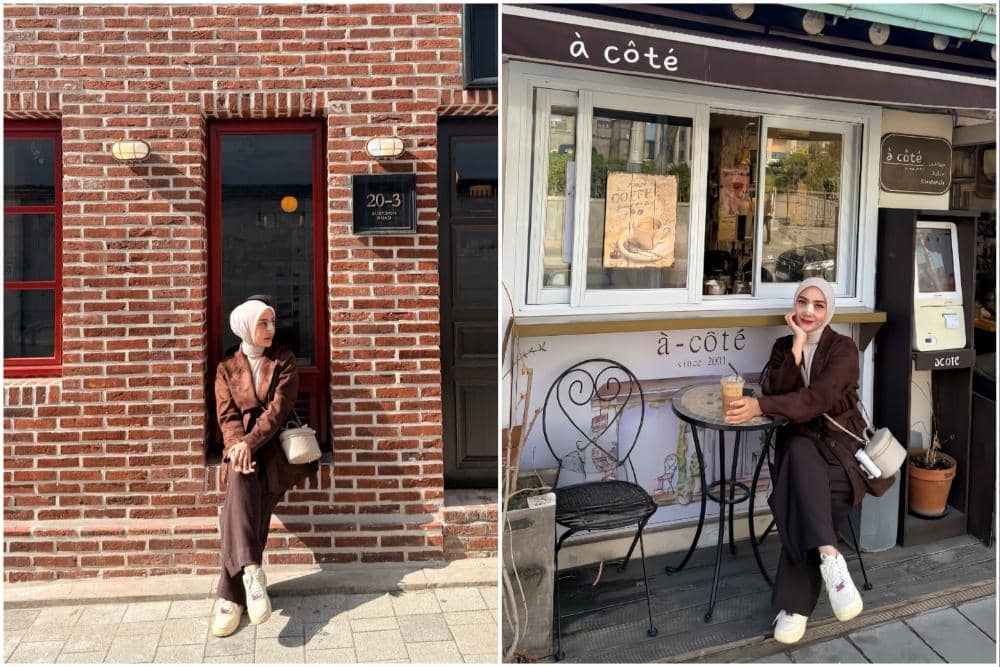 10 Potret Yulita MCI5 saat Jalan-jalan di Bukchon Hanok Village