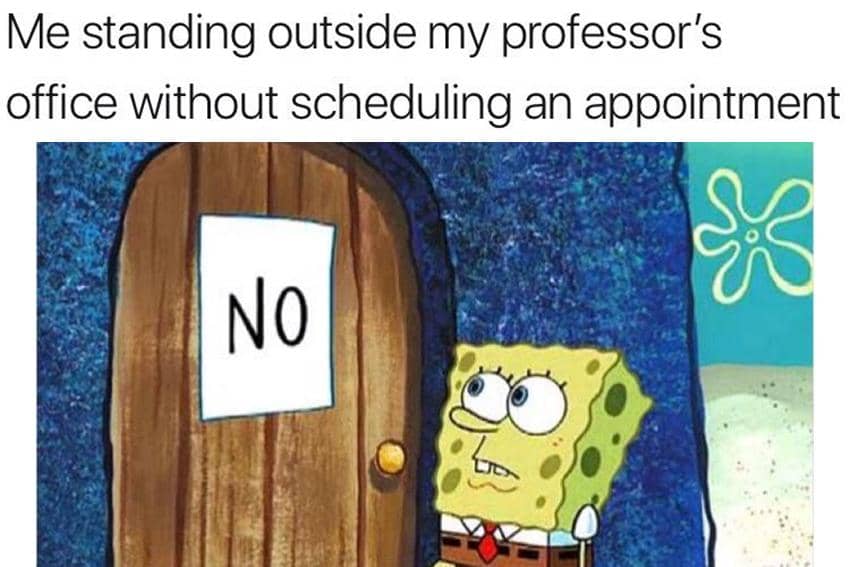 8 Meme SpongeBob tentang Janji Temu, Malah Ngaret!