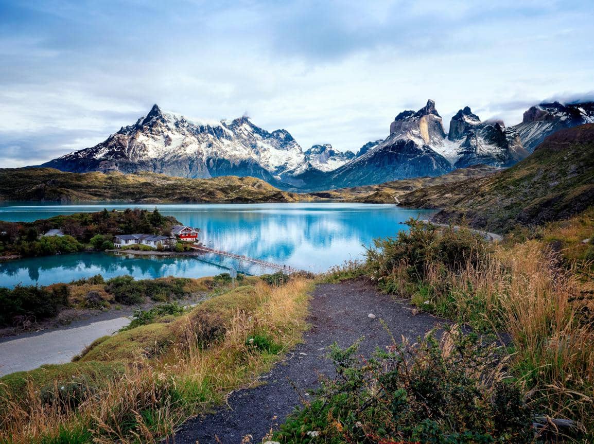 ilustrasi Taman Nasional Torres del Paine di Patagonia, Chili (pexels.com/William Warby)