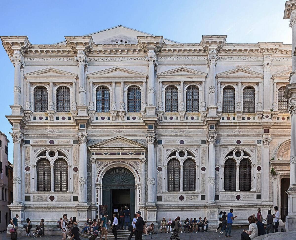 Scuola Grande di San Rocco, sebuah bangunan bersejarah yang terletak di Venesia, Italia.