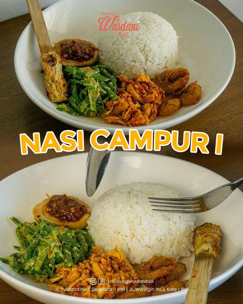 nasi campur di Warung Wardani (instagram.com/warungwardanibali)