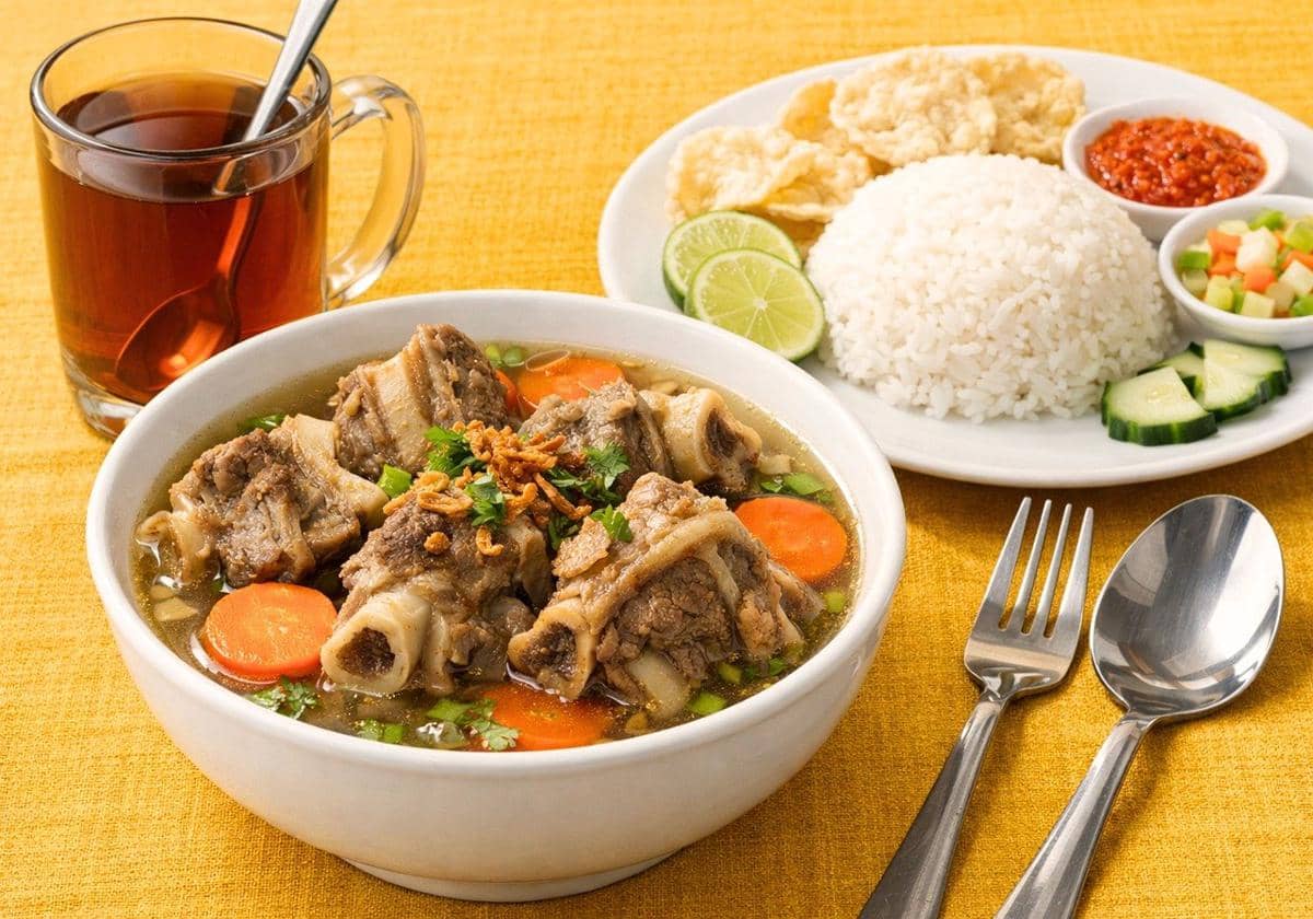 ilustrasi sop kambing 