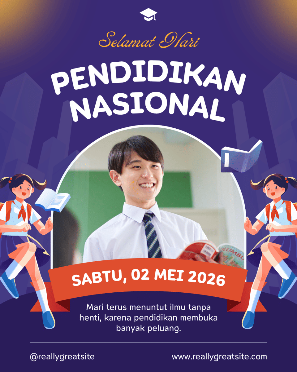 20 Twibbon Hari Pendidikan Nasional 2026, Siap Pakai!