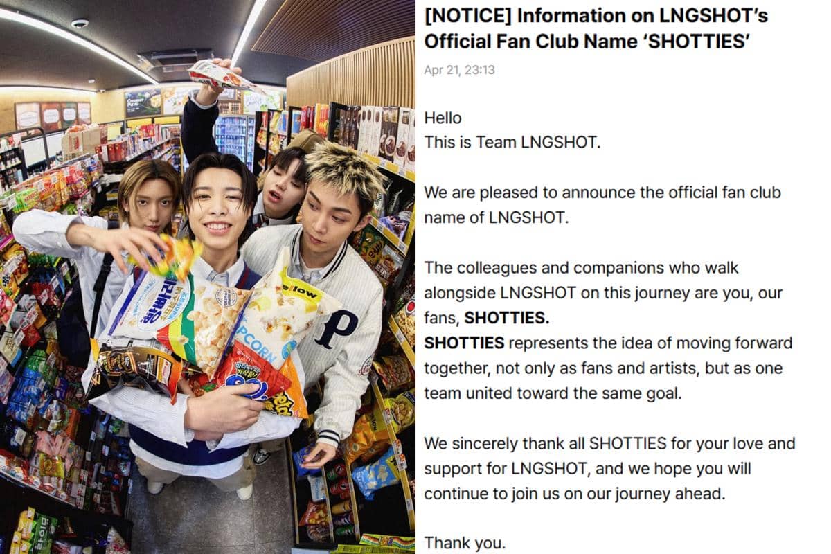 LNGSHOT Umumkan Fandom Resmi Bernama SHOTTIES, Apa maknanya?