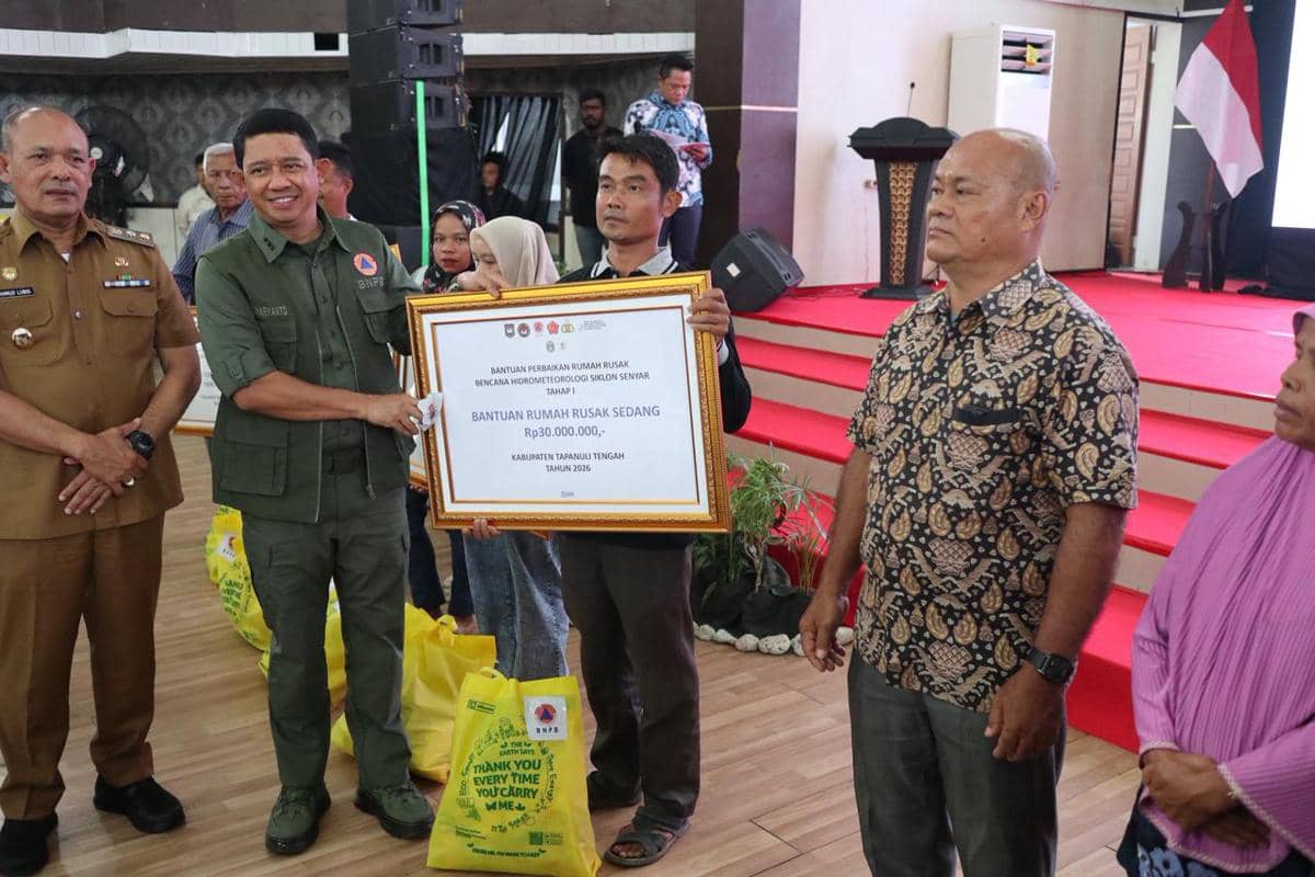 Pemerintah Salurkan Dana Perbaikan Rumah untuk Korban Bencana di Aceh