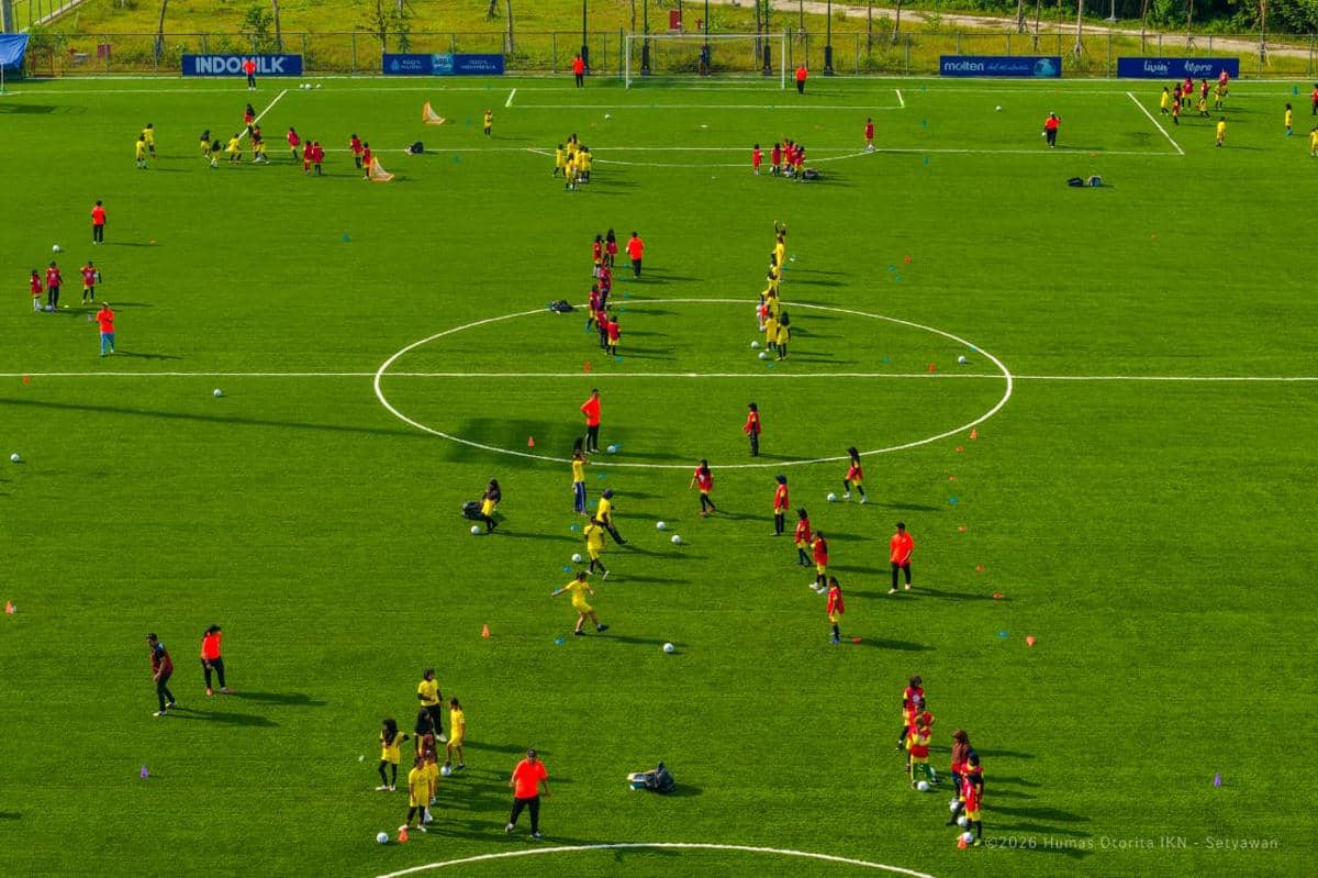 140 Siswi Ramaikan AFC Women’s Football Day 2026 di Lapangan IKN