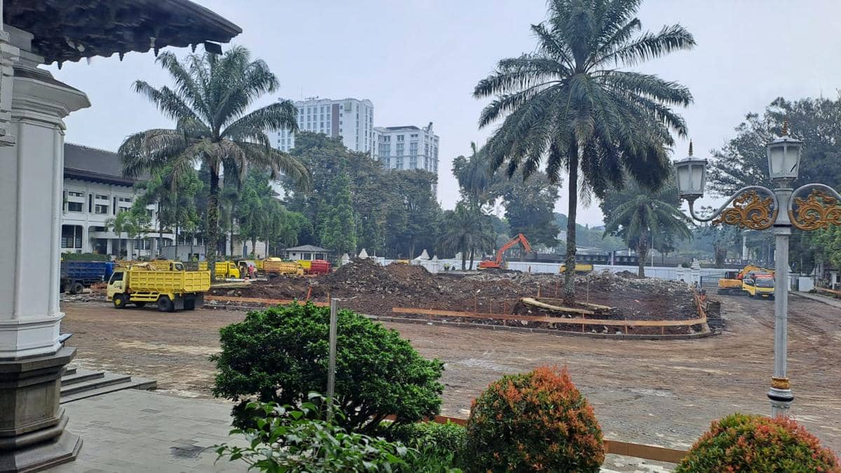 Telan Anggaran Rp12 Miliar, Wajah Baru Gedung Sate Mulai Terlihat