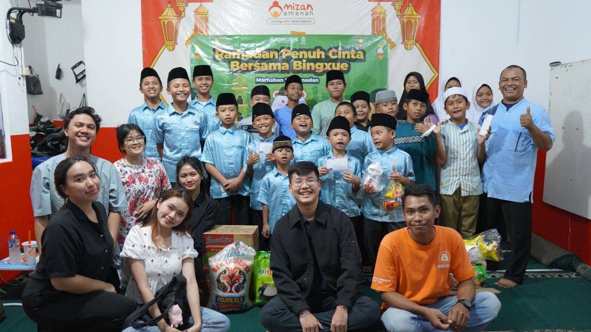 Saat Bingxue Indonesia Berbagi Keceriaan dengan Anak Panti Asuhan (Dok. IDN Times)