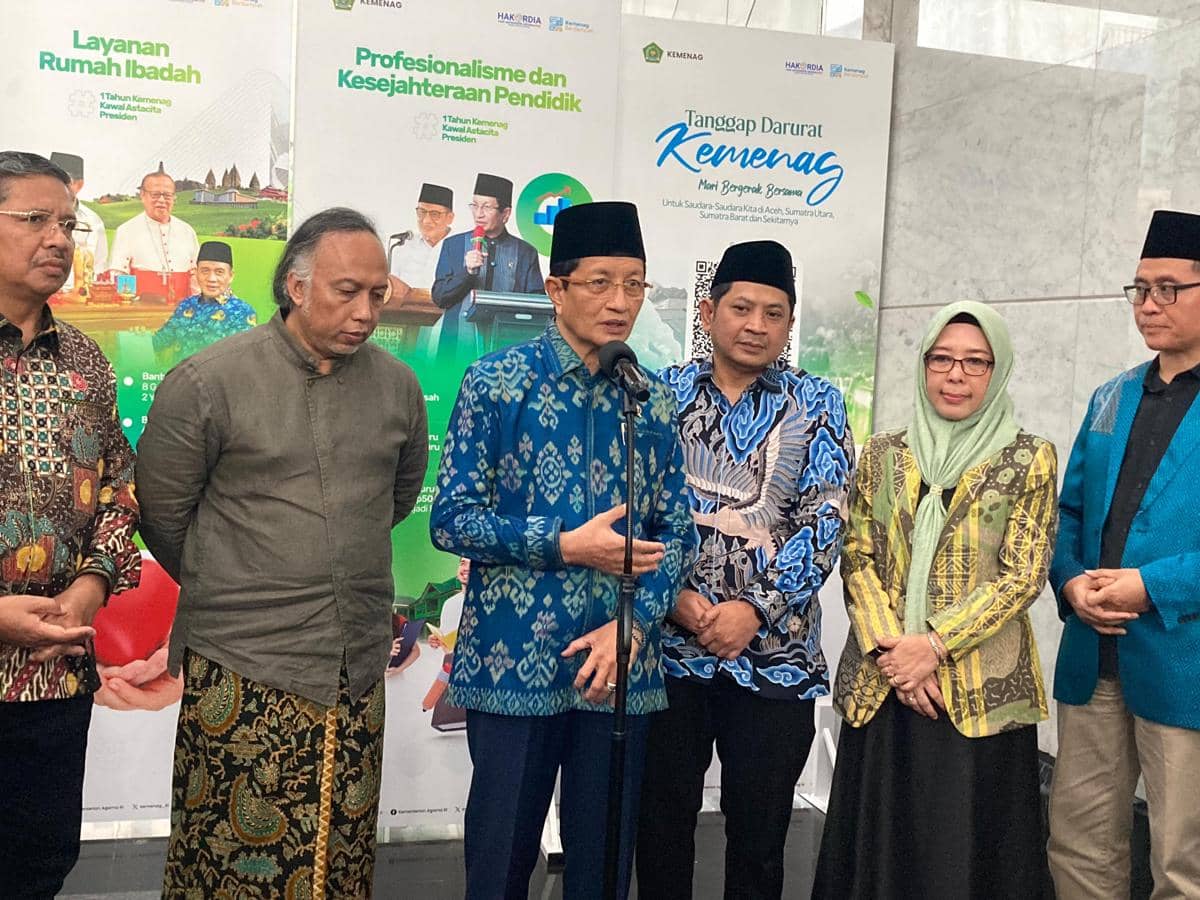 Menteri Agama Nasaruddin Umar (IDN Times/Ilman Nafi'an)