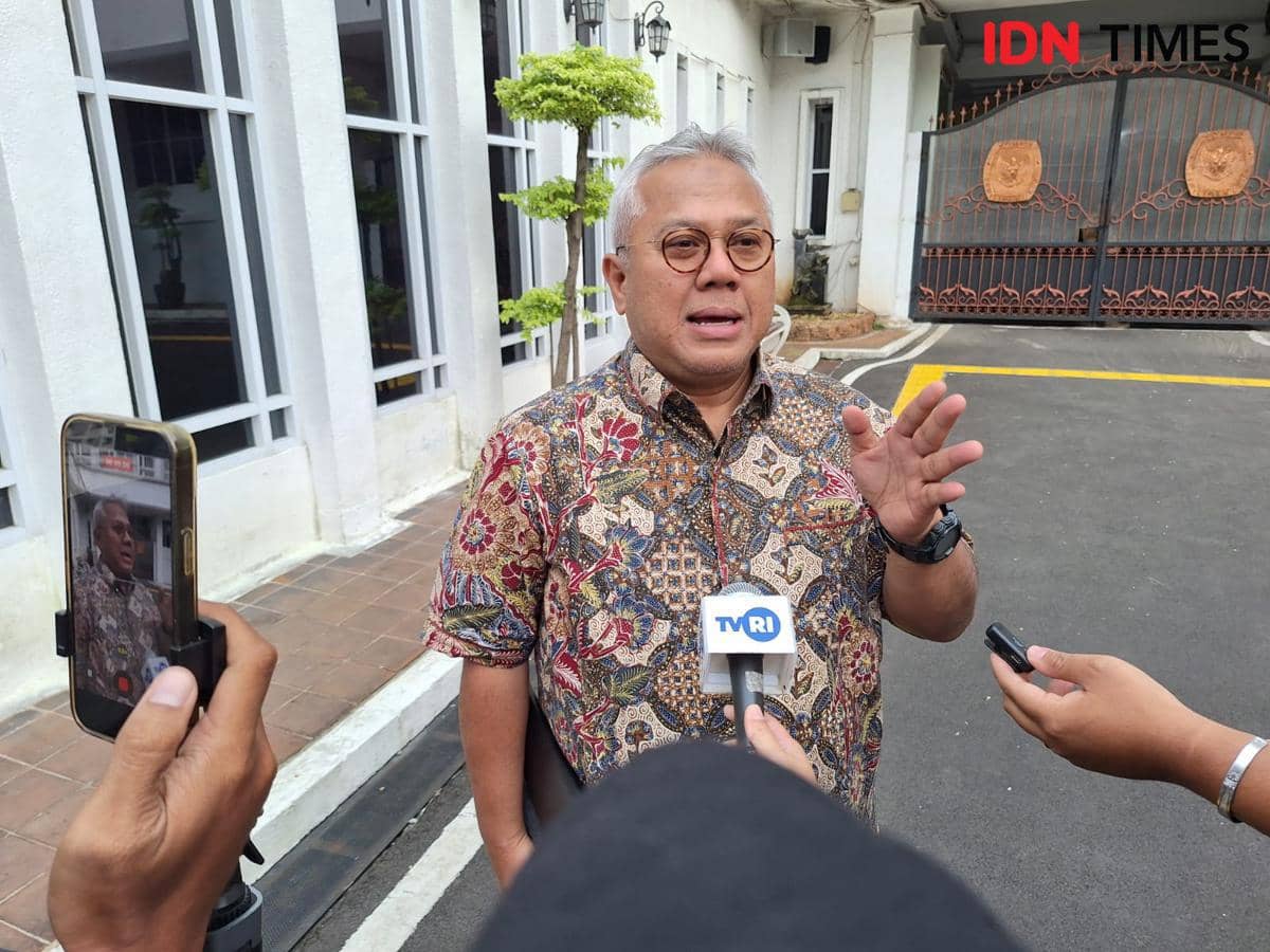 Ketua Komisi Pemilihan Umum (KPU) RI 2017-2022, Arief Budiman saat ditemui di Gedung KPU