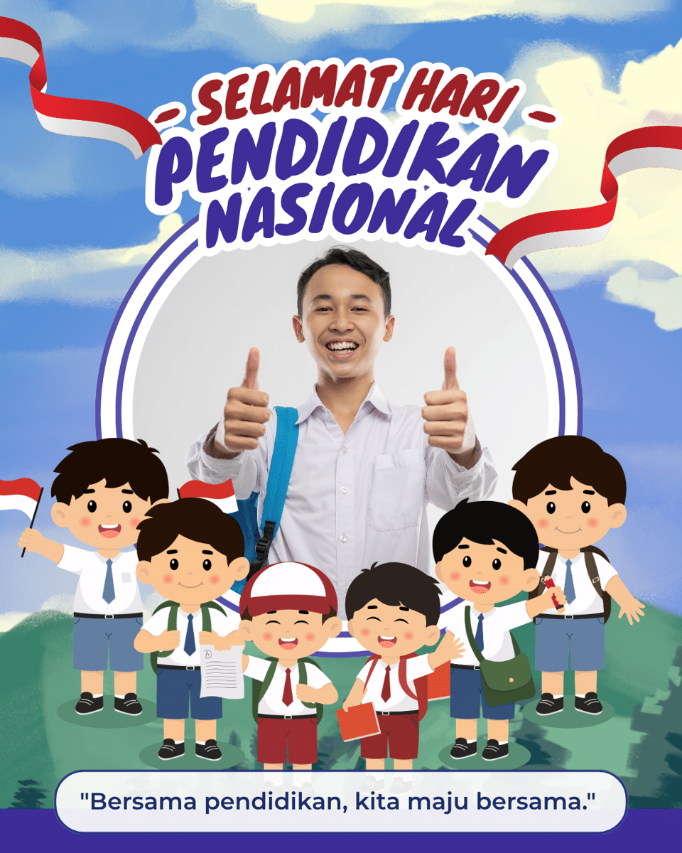 20 Twibbon Hari Pendidikan Nasional 2026, Siap Pakai!