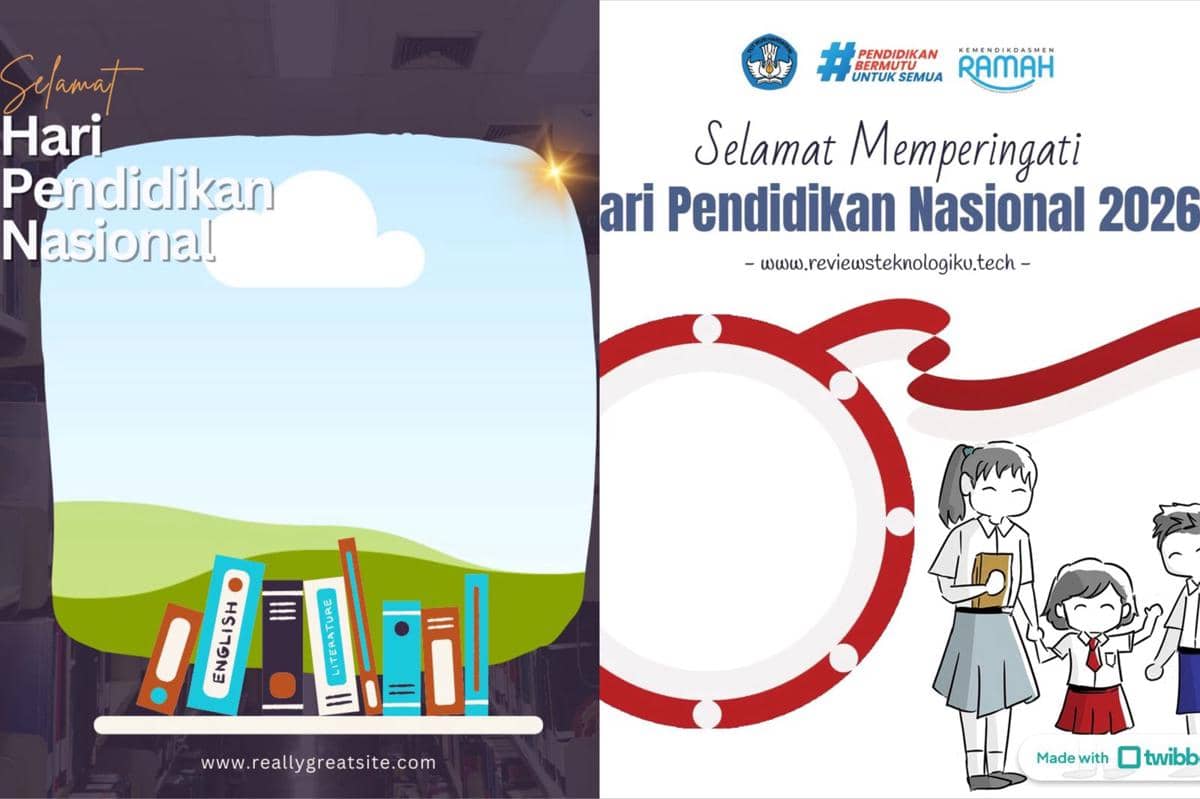 20 Twibbon Hari Pendidikan Nasional 2026, Pesannya Mengena!