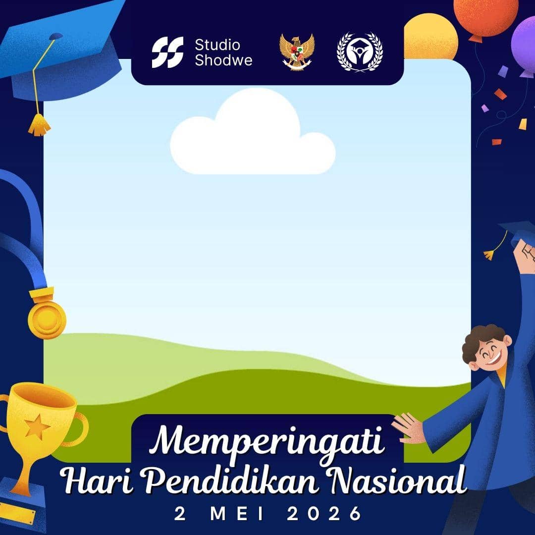 20 Twibbon Hari Pendidikan Nasional 2026, Siap Pakai!