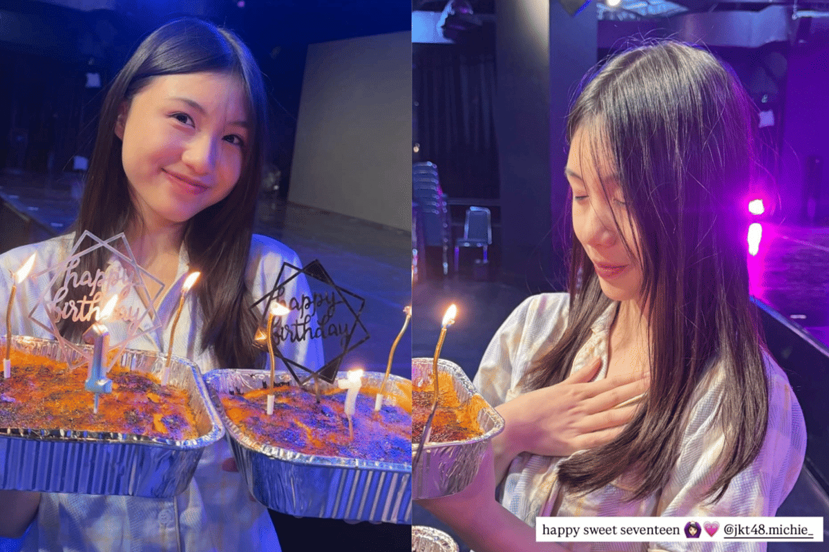 7 Potret Michie JKT48 Dapat Suprise Ultah Ke-17 dari Team Love, Manis!