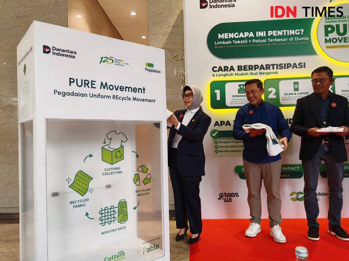 Direktur Human Capital Pegadaian, Tribuana Tunggadewi, meluncurkan program PT Pegadaian (Persero) meluncurkan program PURE (Pegadaian Unifor