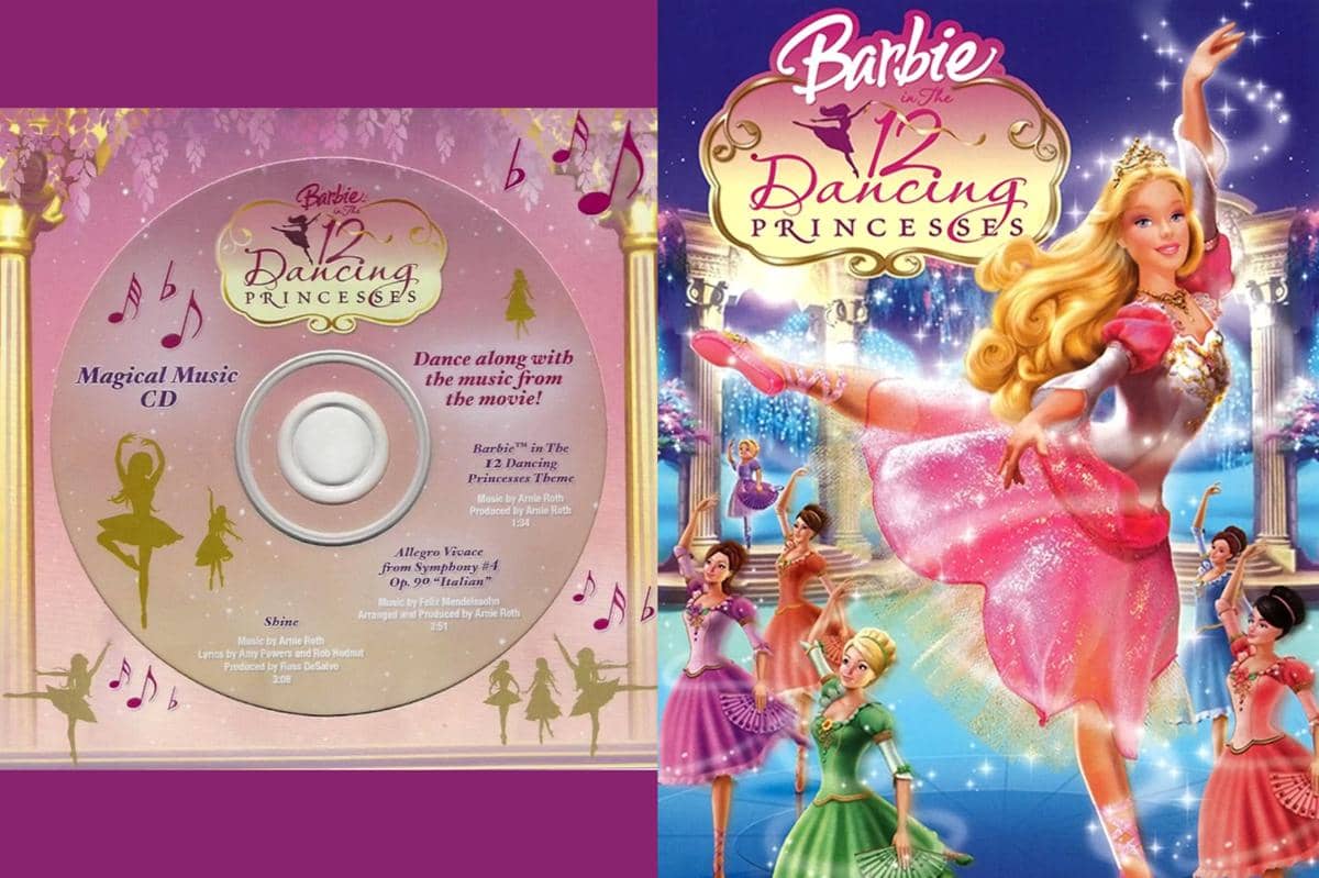 instrumen "Barbie in The 12 Dancing Princesses Theme" punya nuansa magical yang kuat sekaligus menenangkan buat diputar
