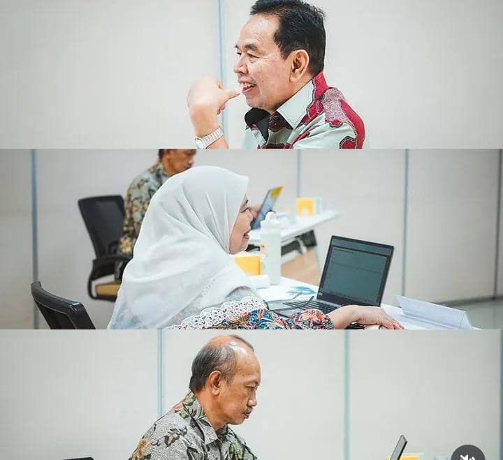 potret Faank Wali sidang proposal S2