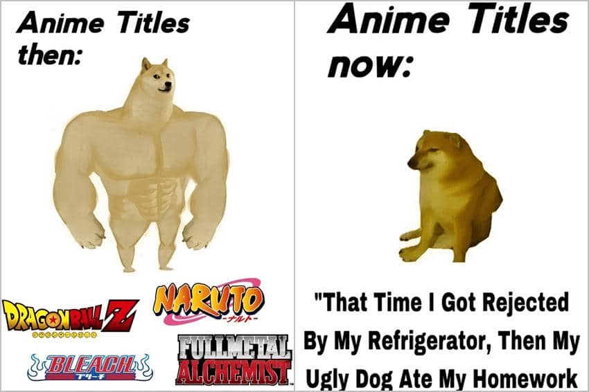 8 Meme Kocak tentang Judul Anime, Panjang-Panjang!