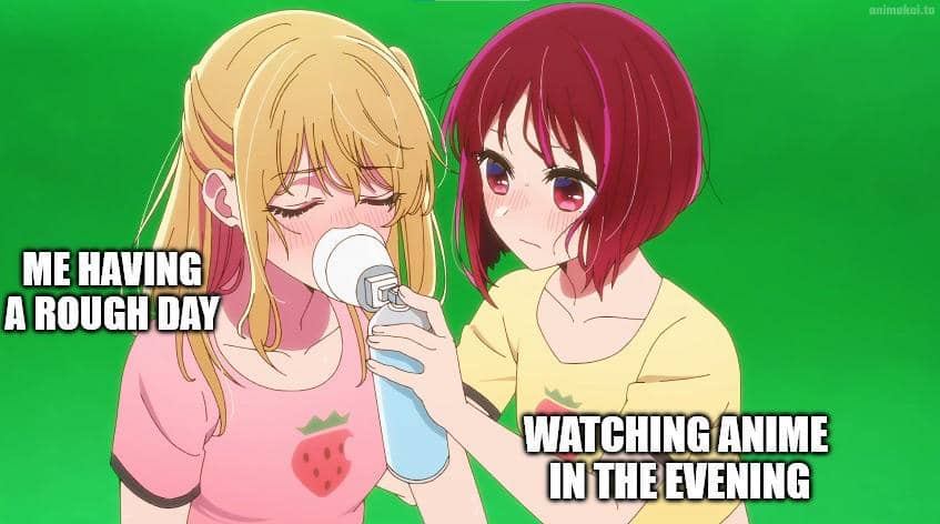 8 Meme Anime tentang Hari yang Berat, Nonton Jadi Pelipur Lara