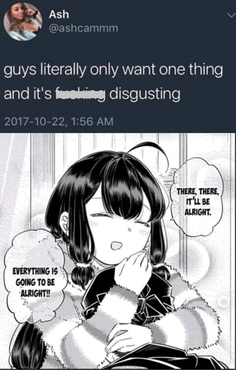 meme anime tentang hari yang berat