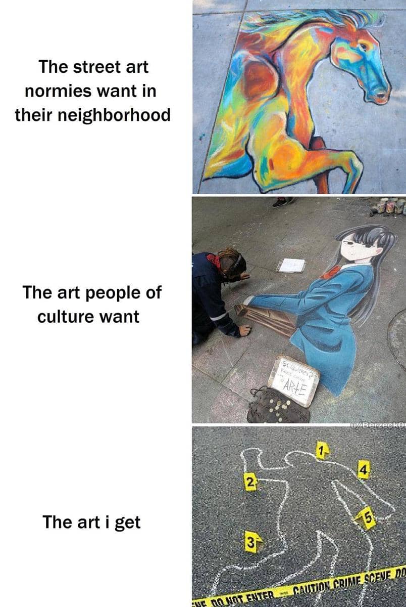 meme anime tentang seni