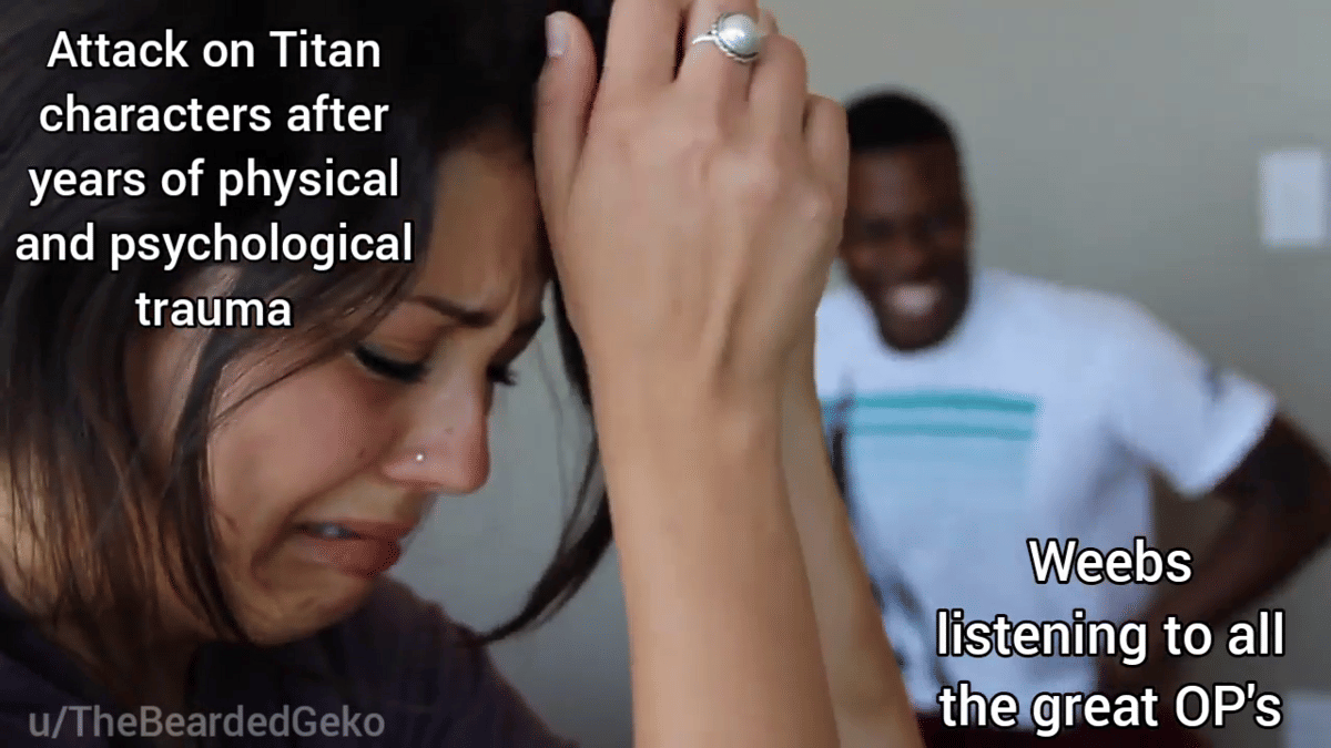 meme anime tentang hari yang berat