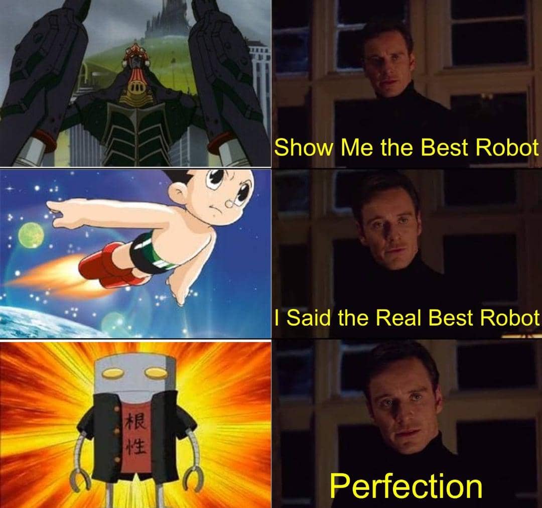 meme anime tentang robot