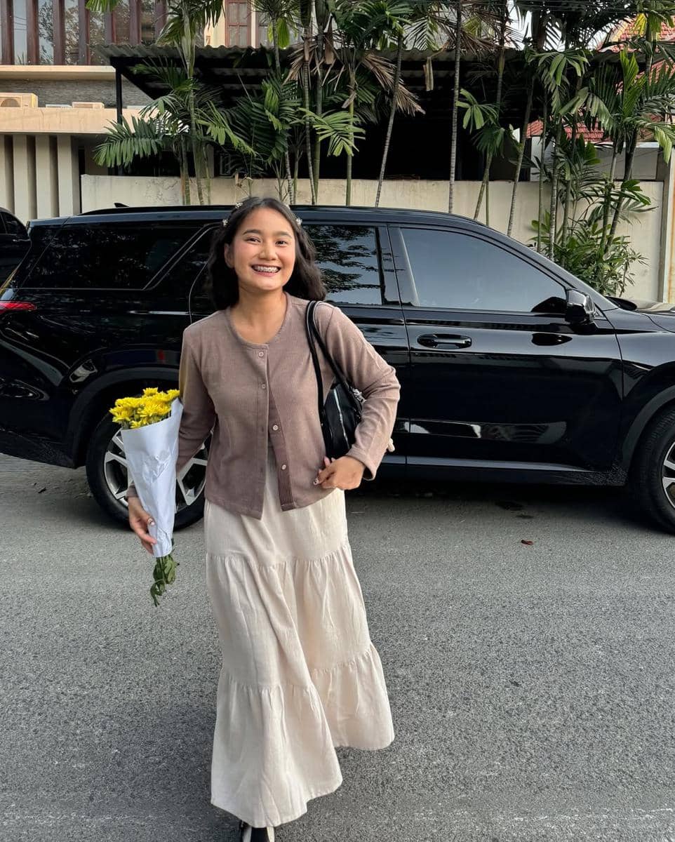 OOTD nuansa cokelat ala selebgram Jesica Ceren 