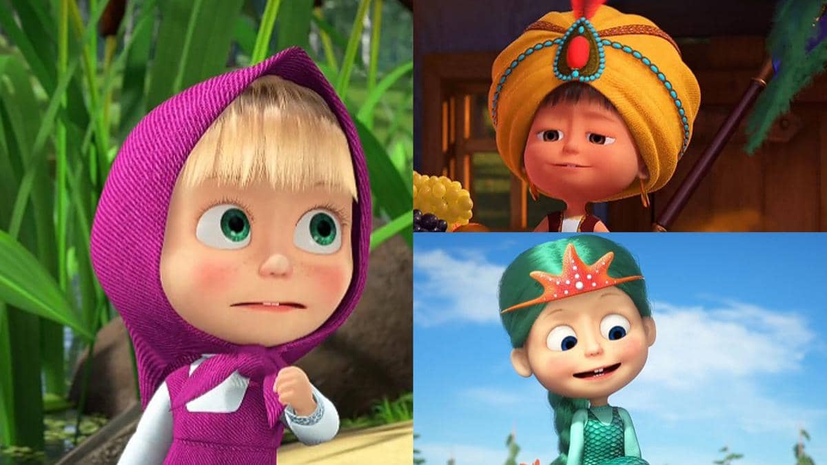 6 Karakter Masha and The Bear yang Mirip dengan Masha, Kembar?