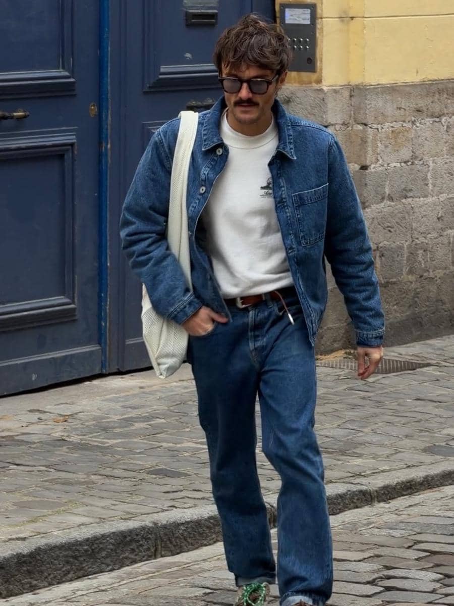 ilustrasi style tote bag cowok